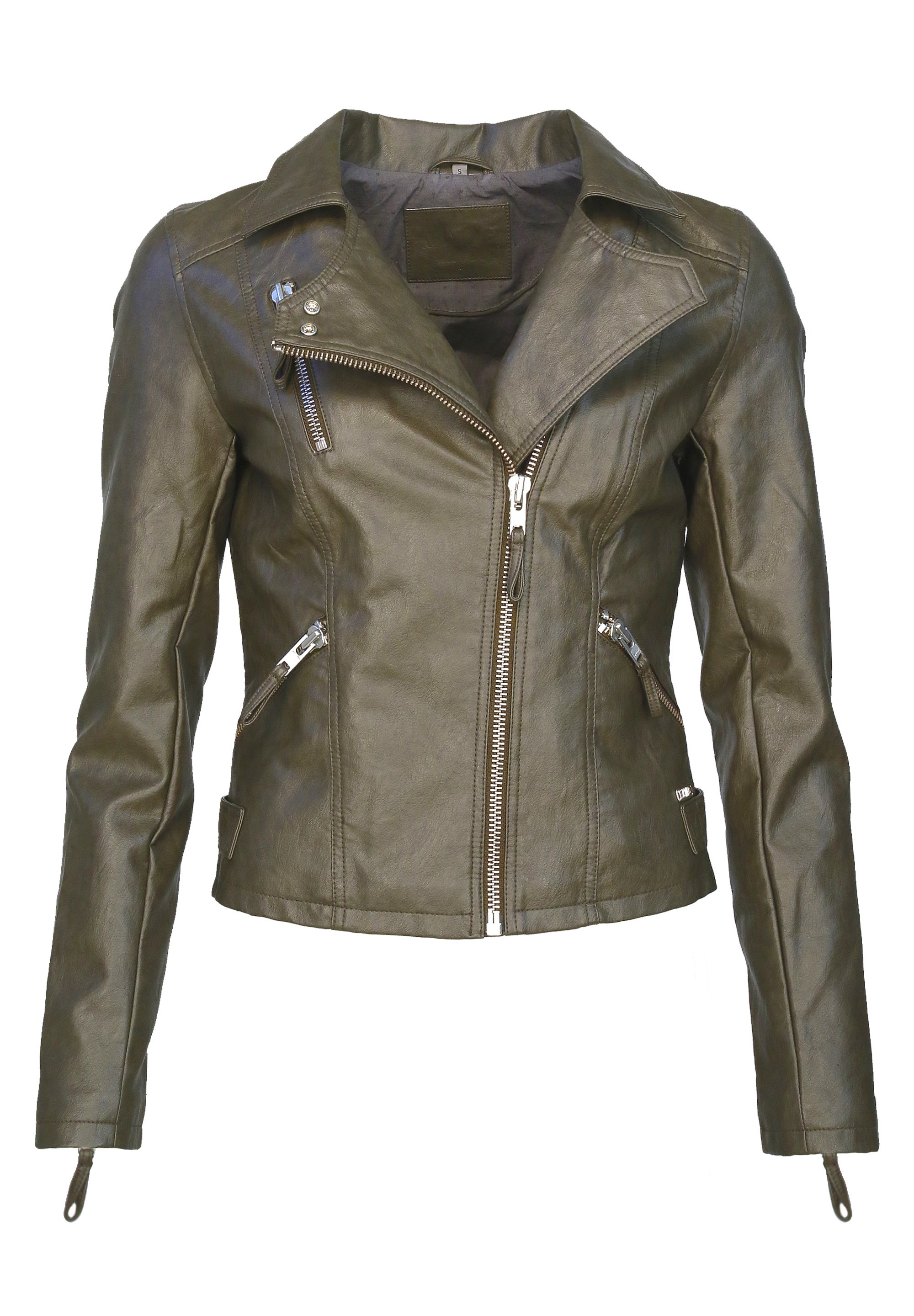 Mustang Kunstlederjacke - olive/oliv